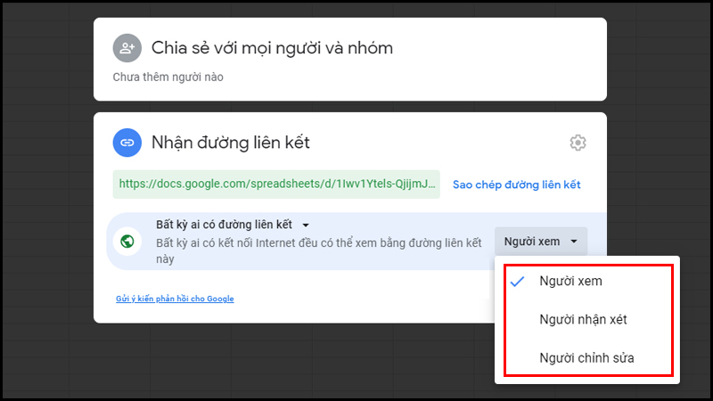 Chọn T&ugrave;y chọn th&iacute;ch hợp